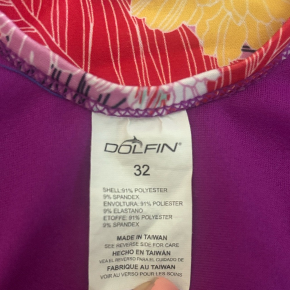 Dolfin Uglies Revibe Women's Nostalgia Low X-Back Swimsuit Floral Size 32 - Picture 4 of 6
